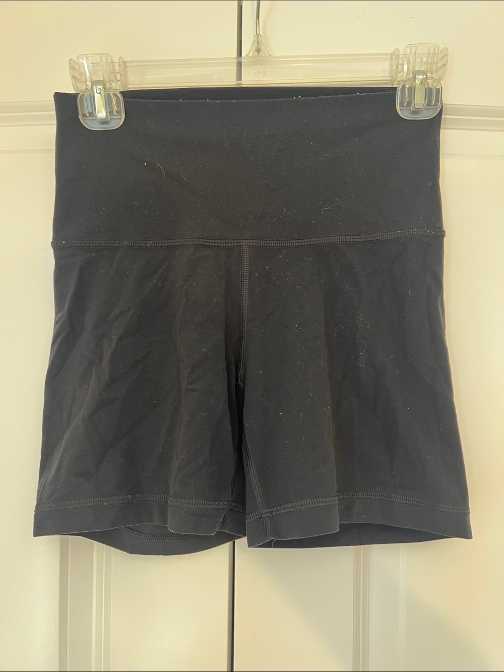 Aritzia Black High-Rise Bike Shorts